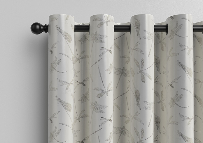 Dragonflies, Soft White - Made to Measure Curtains - Image 12